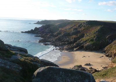Walk from the Minack Theatre to Porthchapel Beach